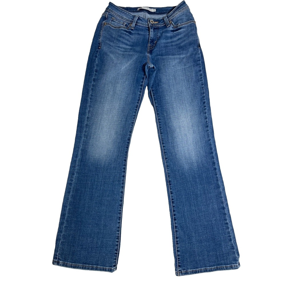 Levis 529 Curvy Bootcut Jeans Womens 6M W28 L31 Medium Wash Denim Mid Rise EUC